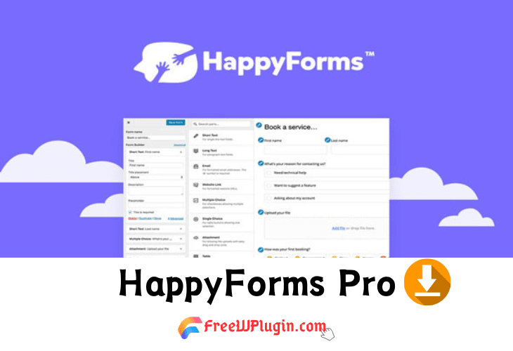 HappyForms Pro v1.37.11完美破解WordPress实时表单定制插件免费下载