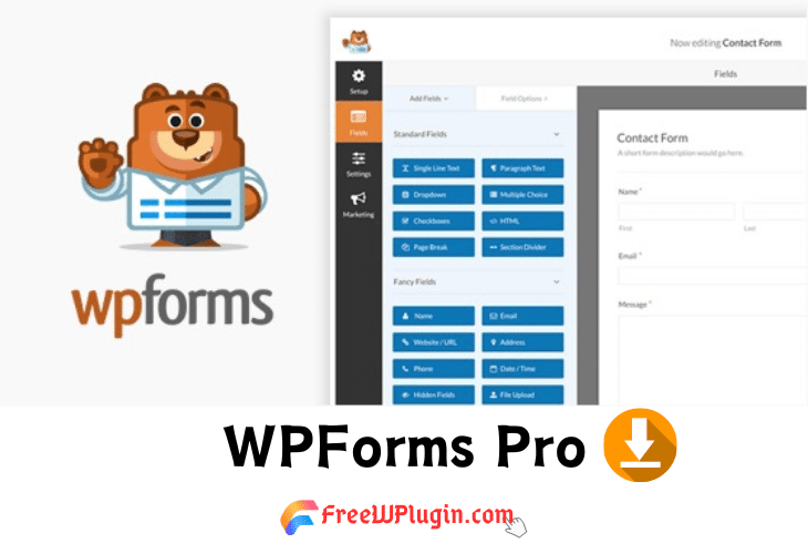 WPForms Pro v1.8.6.4完美破解WordPress表单插件免费下载