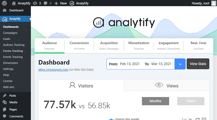 Analytify Pro v5.2.0完美破解付费Wordpress网站流量分析插件免费下载