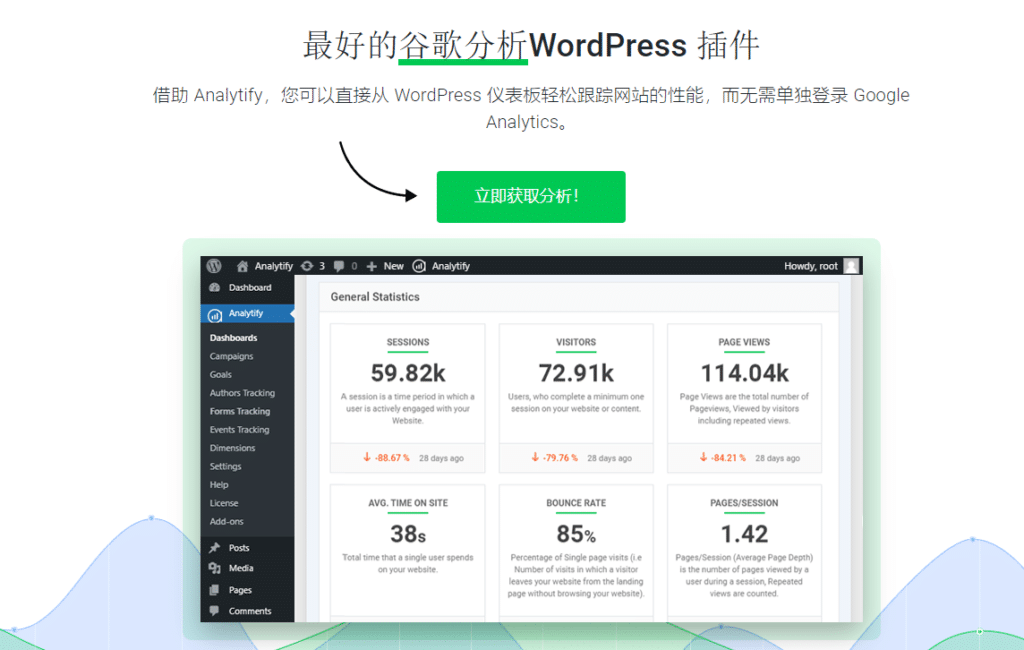 Analytify Pro v5.2.0完美破解付费Wordpress网站流量分析插件免费下载