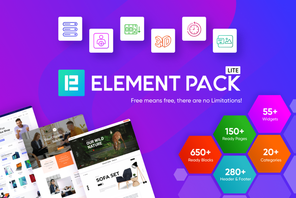 Element Pack v7.8.0完美破解付费Elementor扩展插件免费下载