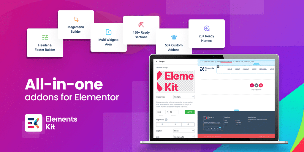 ElementsKit Pro v3.4.1完美破解付费Elementor扩展插件免费下载