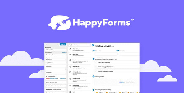 HappyForms Pro v1.37.11完美破解WordPress实时表单定制插件免费下载