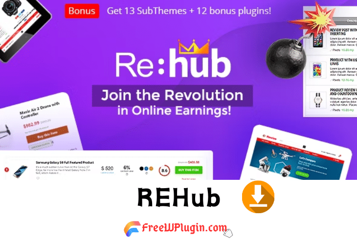 REHub v19.6.2完美破解付费Affiliate赚钱类主题免费下载