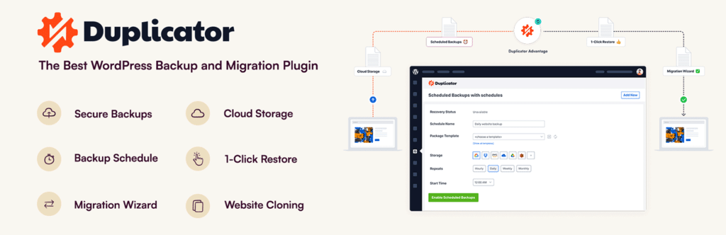 Duplicator Pro v4.5.16.3完美破解Wordpress迁移备份插件免费下载