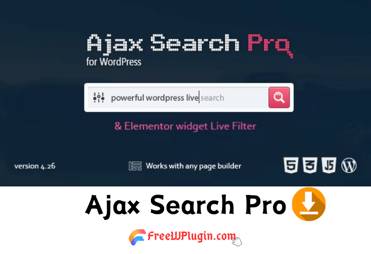 Ajax Search Pro v4.26.8完美破解Wordpress高级搜索插件免费下载