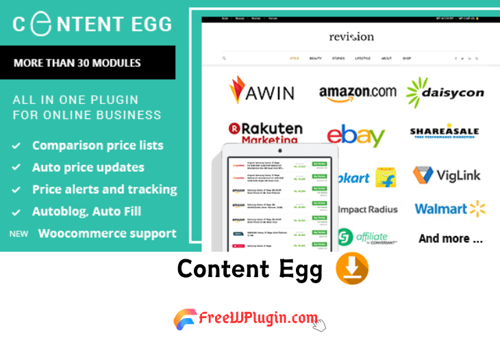 Content Egg v12.11.4完美破解Wordpress比价优惠券返利联盟专业化插件免费下载