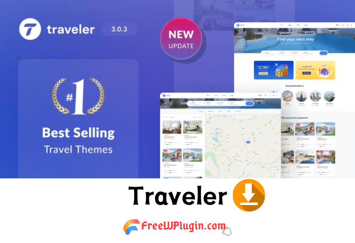 Traveler v3.1.3完美破解付费旅游预订主题免费下载