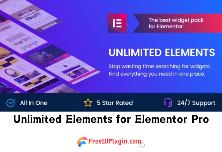 Unlimited Elements for Elementor Pro v1.5.102完美破解扩展插件免费下载