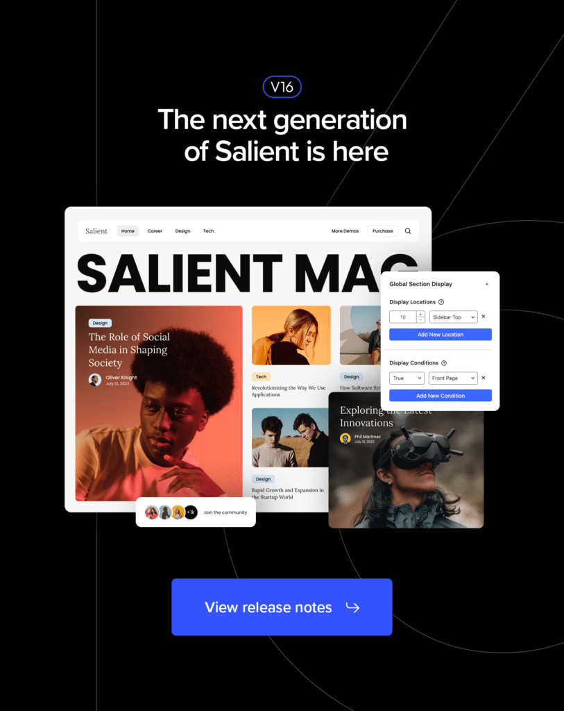 Salient v16.2.0完美破解付费下一代专业级主题免费下载