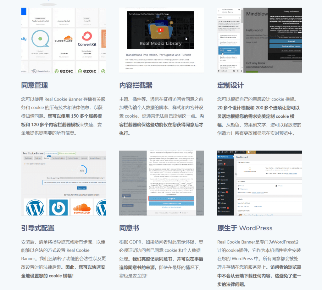 Real Cookie Banner Pro v4.7.5完美破解Wordpress GDPR横幅合规插件免费下载