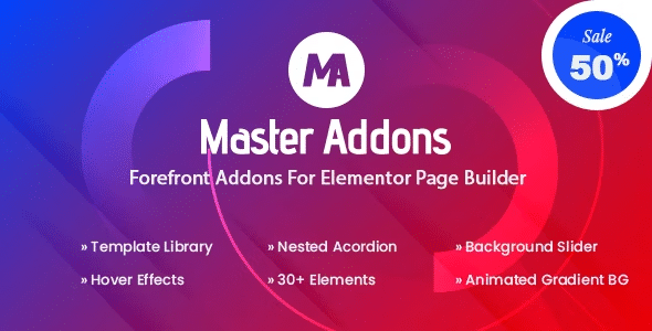 Master Addons Pro for Elementor v1.9.7完美破解付费Elementor扩展插件免费下载