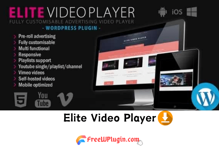 Elite Video Player v6.9.1完美破解Wordpress现代化视频播放器插件免费下载