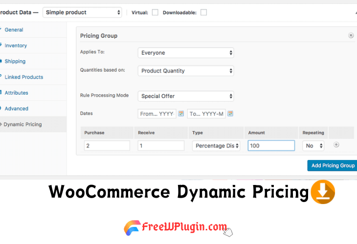 WooCommerce Dynamic Pricing v3.2.7完美破解Woo动态价格变化插件免费下载