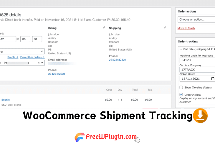 WooCommerce Shipment Tracking v2.4.7完美破解Woo货运追踪插件免费下载