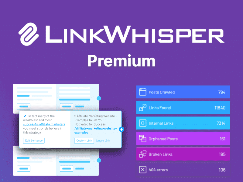 Link Whisper Pro v2.4.4完美破解Wordpress 内链优化插件免费下载