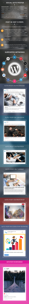 Social Auto Poster v5.3.9完美破解Wordpress自动化社交媒体发布插件免费下载