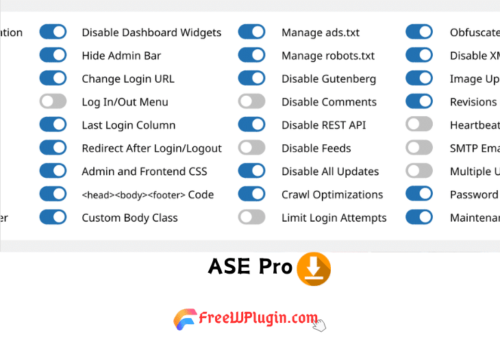 ASE Pro v7.1.0 完美破解Wordpress多合一增强网站体验插件免费下载