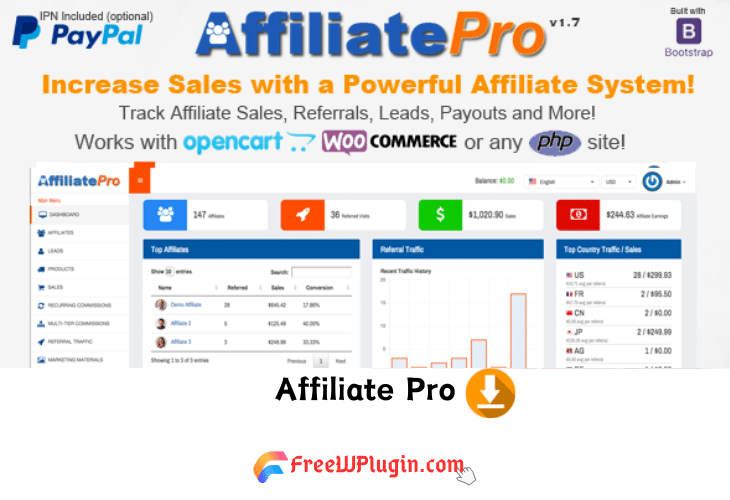 Affiliate Pro v8.2.0 完美破解Wordpress返利联盟插件免费下载