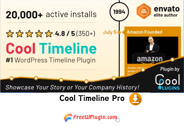 Cool Timeline Pro v4.8.1 完美破解Wordpress时间轴插件免费下载