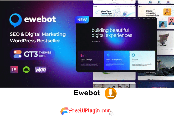 Ewebot v3.0.9 完美破解付费营销服务类主题免费下载