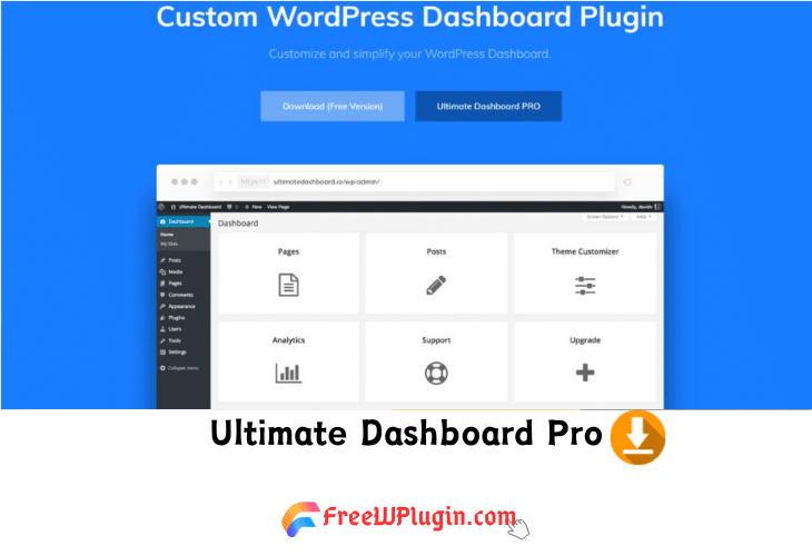 Ultimate Dashboard Pro v3.10 完美破解Wordpress后台定制美化插件免费下载