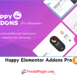 Happy Elementor Addons Pro v2.12.0完美破解Elementor高级扩展插件免费下载