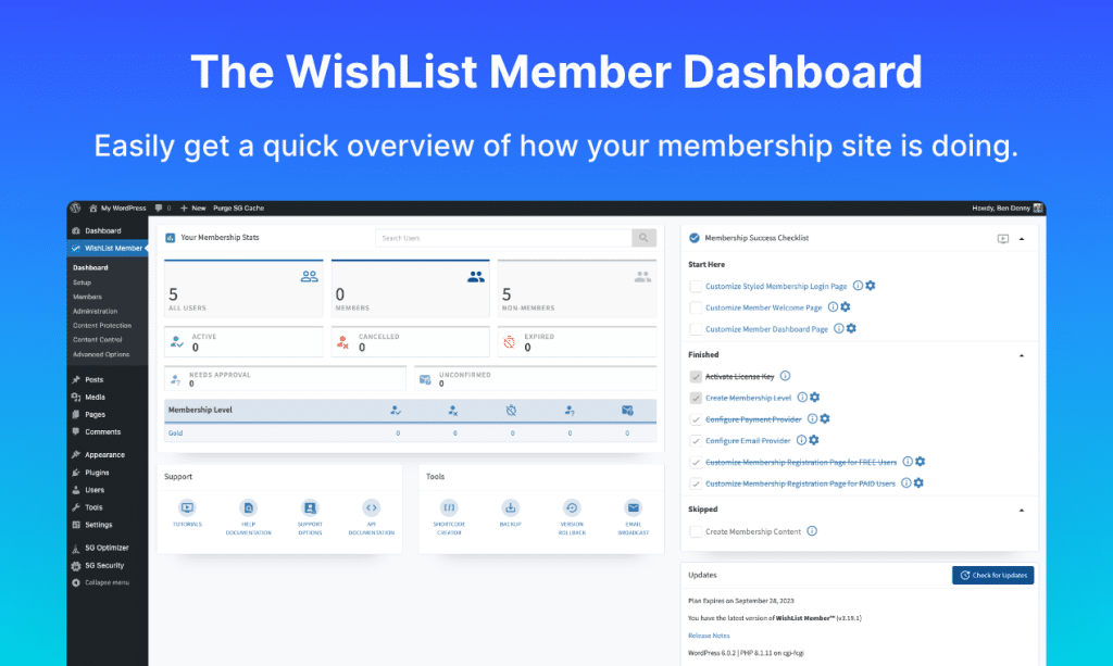 WishList Member v3.26.8 完美破解Wordpress会员插件免费下载